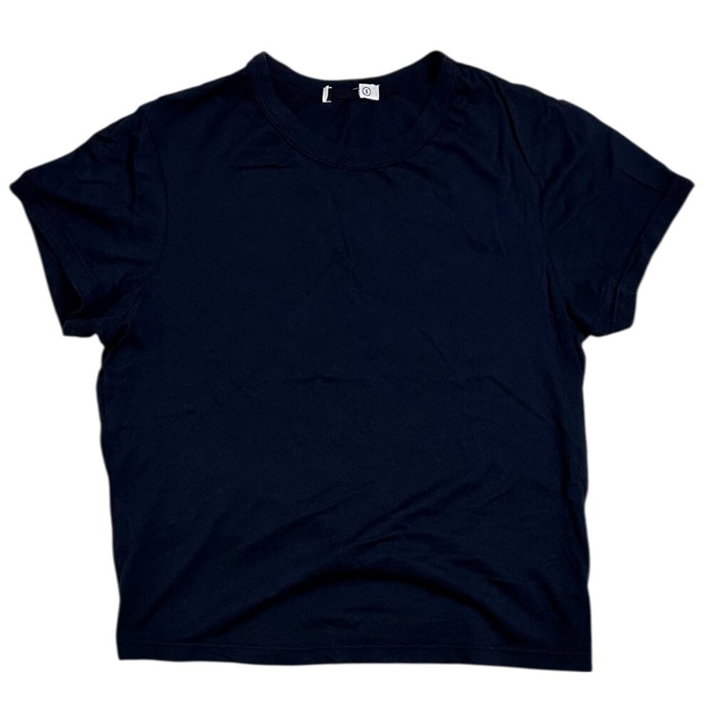Buck Mason Women's Pima Supima Cotton Boxy Crewneck Made in USA Tee T-Shirt